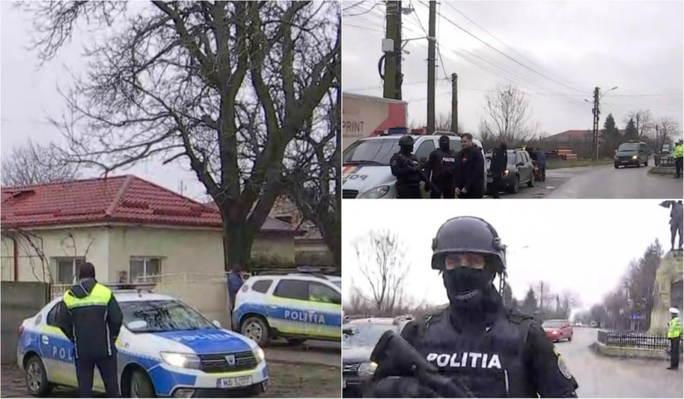 84 de polițiști descind din poartă în poartă la Sintești