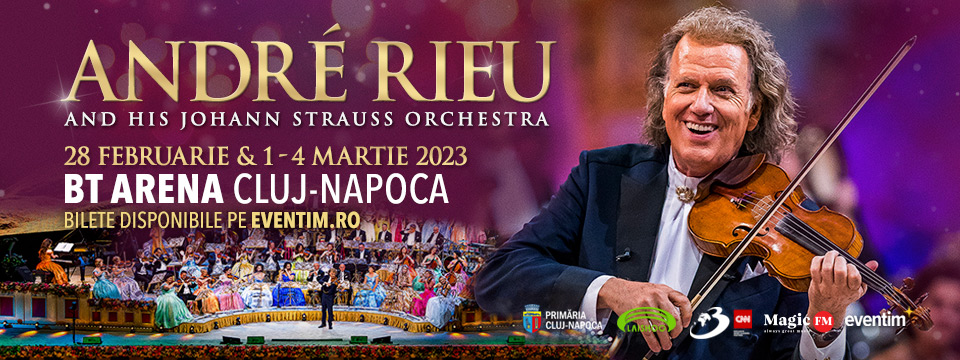 <strong>André Rieu</strong> & Johann Strauss Orchestra, 5 concerte la Cluj. Program și reguli de acces