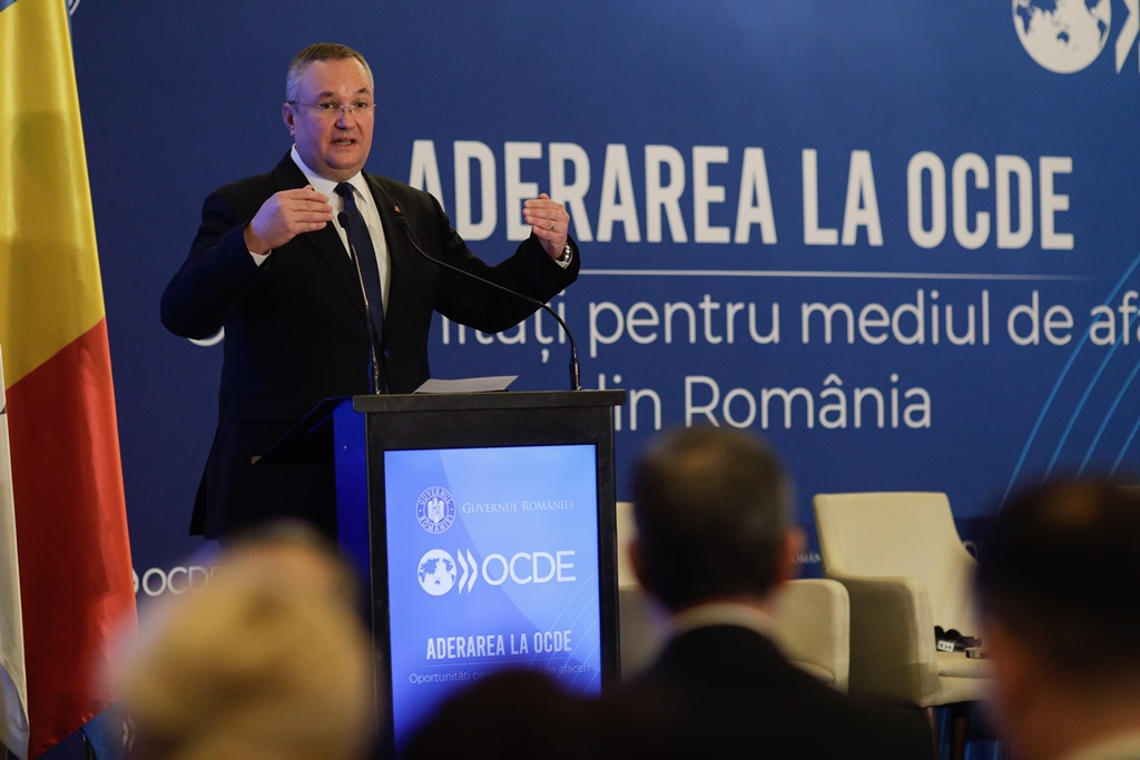 Aderarea la OCDE este următorul pas pentru drumul României către modernizare și dezvoltare, spune Nicolae Ciucă
