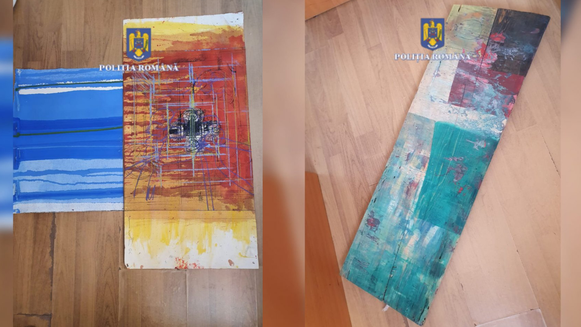 Polițiștii români au recuperat nouă tablouri furate, în valoare de sute de mii de euro