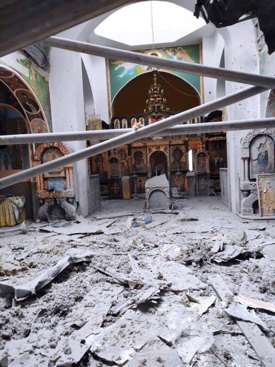 Rușii au bombardat regiunea Zaporijjea în noaptea Învierii, inclusiv o biserică a fost avariată