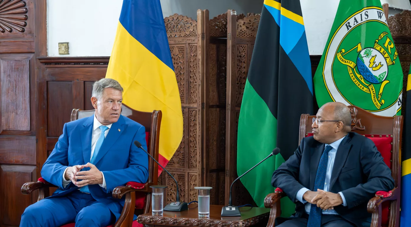 Iohannis le propune companiilor românești să investească în Africa, în „Silicon Zanzibar”